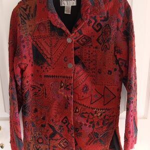 CHICOS BEAUTIFUL RED JACKET..